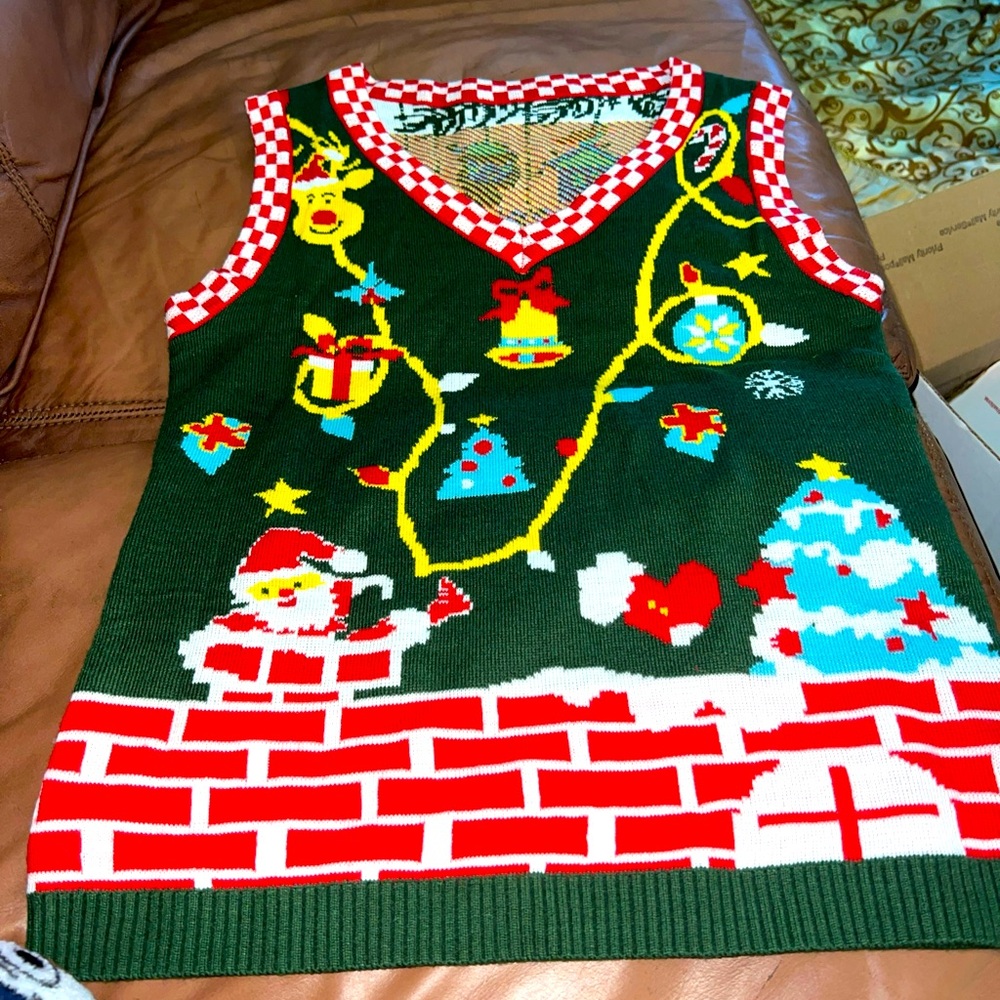 Small ugly Christmas sweater vest